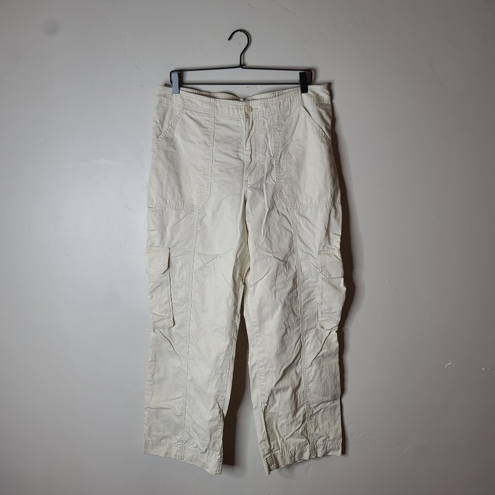 Abercrombie & Fitch Curve Love Relaxed Cargo Pant Size 32/14R - Picture 4 of 9